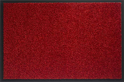 ID matt 406004 Mirande Teppich Fußmatte Faser Nylon/PVC gummiert Rouge-Bordeaux 60 x 40 x 0,9 cm von ID MAT