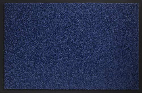 ID Mat te 406005 Mirande Fußmatte, Nylonfaser/PVC-Gummi, 60 x 40 cm, Marineblau von ID MAT