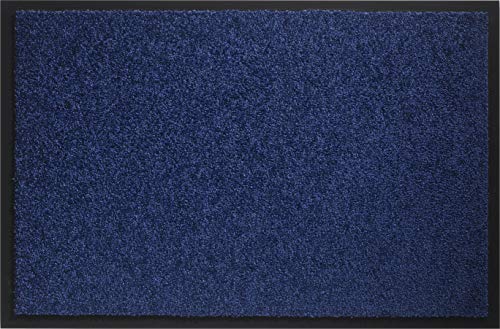 ID Mat te 406005 Mirande Fußmatte, Nylonfaser/PVC-Gummi, 60 x 40 cm, Marineblau von ID MAT
