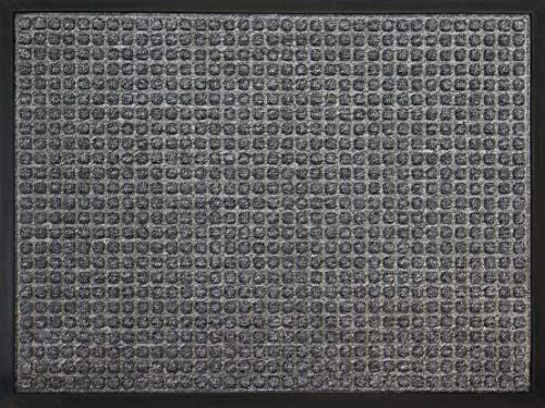 ID Mat Impact Fußmatte, Polypropylenfasern auf Gummisohle, grau, 60 x 80 cm von ID MAT