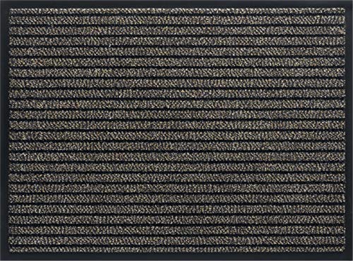 ID Mat Gramat Fußmatte, 34% Fasern, kratzfestes Monofilament, 66% saugfähiges Polypropylen auf PVC-Sohle, braun, 60 x 80 cm von ID MAT