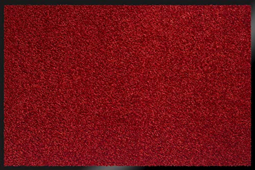 ID Mat 8012002 Mirande Fußmatte, Nylonfaser/Gummi, Mehrfarbig, 120 x 80 x 0,9 cm, rot, 80 x 120 cm von ID MAT