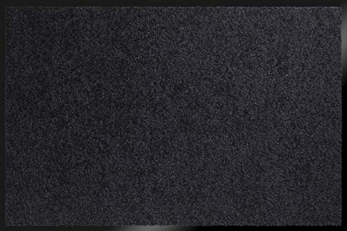 ID matt 8012020 Mirande Teppich Fußmatte Faser Nylon/PVC gummiert schwarz 120 x 80 x 0,9 cm von ID MAT