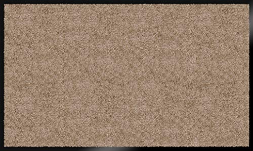 ID matt Soft, Synthetikfasern, beige, 90 x 150 x 0,9 cm von ID MAT