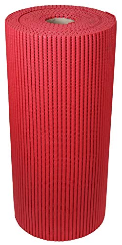 ID matt smrl06515 Teppich Mehrzweck Schaumstoff PVC/Polyester 1500 x 65 x 0,7 cm, rot, 0,65 x 15 m von ID MAT