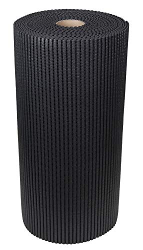 ID matt smrl06515 Teppich Mehrzweck Schaumstoff PVC/Polyester 1500 x 65 x 0,7 cm, schwarz, 0,65 x 15 m von ID MAT