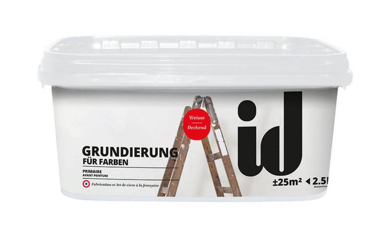 ID PARIS Grundierfarbe Grundierung für Farben 2,5 Liter weiß sehr deckender Primer id Paris ID PARIS Grundierfarbe Grundierung für Farben 2,5 Liter weiß sehr deckender Primer id Paris von ID PARIS