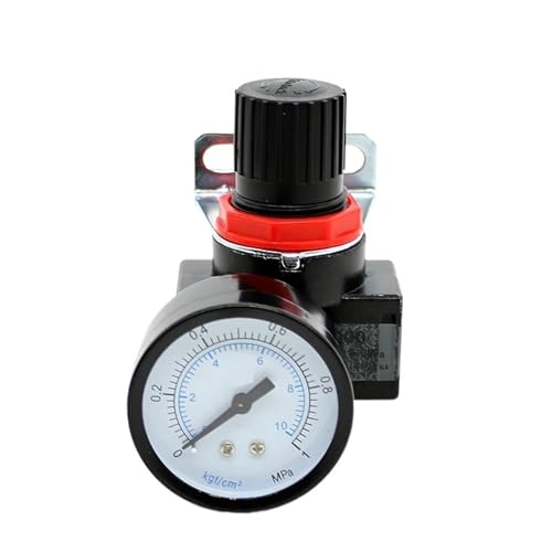 AXTRCUFJ BR3000 G3/8 inch Pressure Regulator, mini air Pressure Relief Control, Compressor Regulator, Processing Device with Instrument(BR3000 add PC6) von IDDCMWNB
