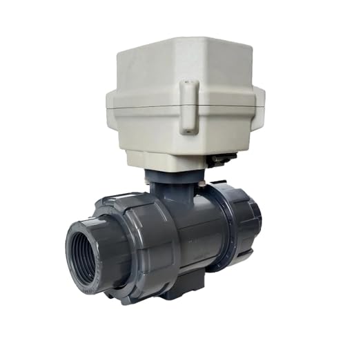 AXTRCUFJ DN25 UPVC True Union Motorised Valve DC12V,ADC24V Motorized Water Valve can be Used for Swimming Pool Water Supply(BSP Thread_DC12V_CR201) von IDDCMWNB