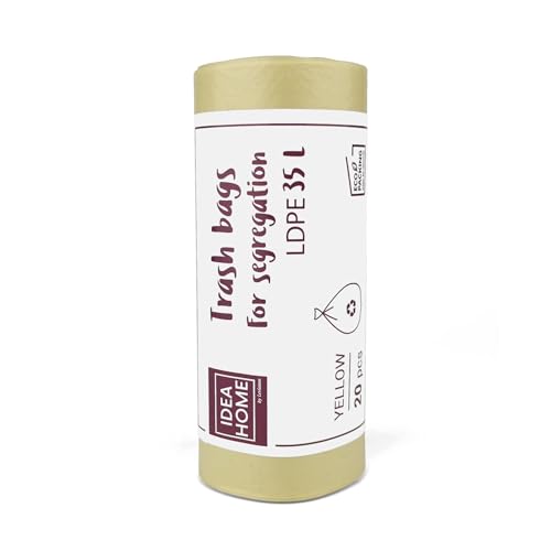 IDEA HOME Müllbeutel, Müllsäcke aus Kunststoff, Müllsäcke für die Küche, strapazierfähige Müllsäcke, Recycling-Müllsäcke, Müllbeutel, Papiermüllsäcke von IDEA HOME