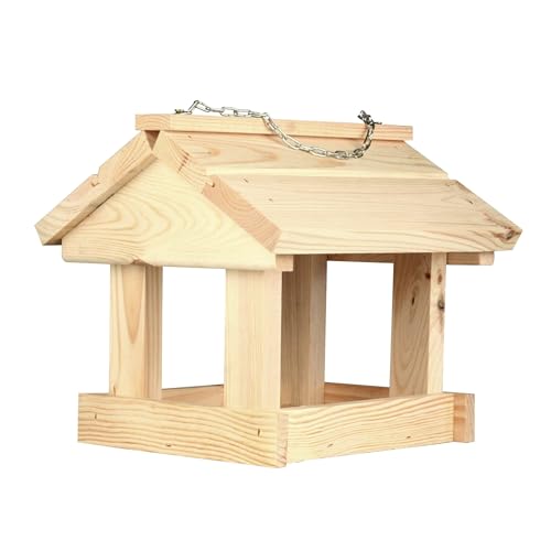 IDEA HOME Vogelfütterer IH Maxi DIY Futterhaus für Vögel Vogelhäuschen für Vogelfutter Futterhaus Vogelfutterstation Holz von IDEA HOME