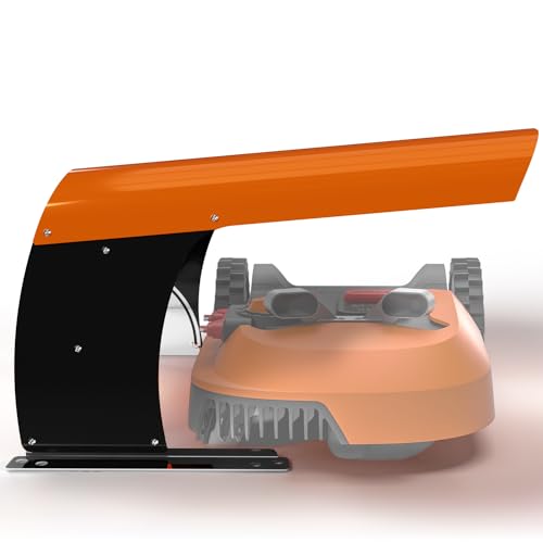 Idea Mower Mähroboter Garage Kompatibel mit Seitenladerobotern | Rasenroboter Garage aus Aluminium und Edelstahl 74x58x46 cm von Idea Mower