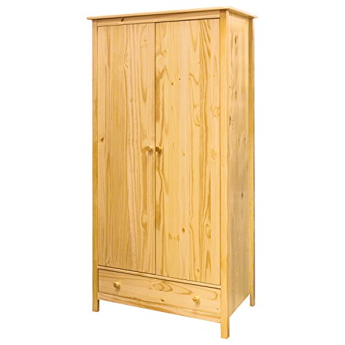 IDEA Nabytek Kleiderschrank Schrank 2 Türen massiv Kiefer TORINO von IDEA Nabytek