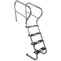 Eichenwald Poolleiter Modell 53 Treppenleiter mit Sicherheitsstufe Leiterlänge 1297mm 4 Stufen Eichenwald Poolleiter Modell 53 Treppenleiter mit Sicherheitsstufe Leiterlänge 1297mm 4 Stufen von IDEAL EICHENWALD