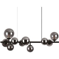 Perlage 10 Light Linear Globe Pendel-Deckenleuchte Schwarz - Ideal Lux von IDEAL LUX