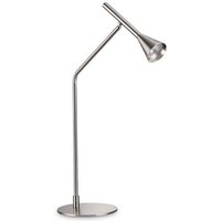 Diesis Dimmbare integrierte LED-Tischlampe Nickel, eingebauter Schalter, 3000K - Ideal Lux von IDEAL LUX