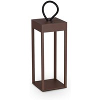 Enya Dimmbare tragbare LED-Außenlampe Kaffee 3000K IP54 - Ideal Lux Enya Dimmbare tragbare LED-Außenlampe Kaffee 3000K IP54 - Ideal Lux von IDEAL LUX