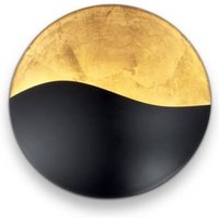 Ideal Lux - gebraucht] Ideallux Wandleuchte Sunrise Wandlampe Lampe Leuchte ø 27,5 Cm G9 Schwarz Gold B-Ware von IDEAL LUX