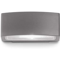 Ideal Lux - Andromeda - 1 Light Outdoor Small Up Down Wandleuchte Chrom poliert, Anthrazit IP55, E27 von IDEAL LUX