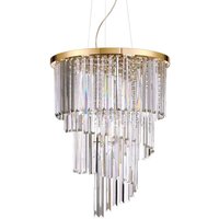 Carlton - 12 Licht Pendelleuchte Gold, E14 - Ideal Lux von IDEAL LUX