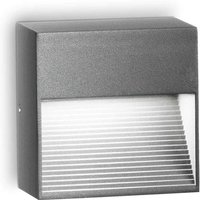 Ideal Lux - Down - 1 Licht Außenwandleuchte Anthrazit IP44, G9 von IDEAL LUX