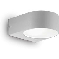 Ideal Lux - Iko - 1 Licht Outdoor Up Down Wand Hellgrau IP55, E27 von IDEAL LUX