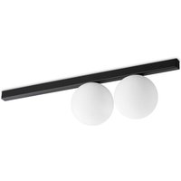 Ideal Lux - binomio 2-flammige Kugel-Deckenleuchte in Schwarz Ideal Lux - binomio 2-flammige Kugel-Deckenleuchte in Schwarz von IDEAL LUX