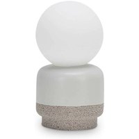 Cream Globe Tischlampe Zement 19cm - Ideal Lux von IDEAL LUX