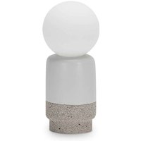 Cream Globe Tischlampe Zement 22cm - Ideal Lux von IDEAL LUX