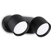 Ideal Lux - dodo ap2 wandleuchte 2xgx53 max 15w schwarz - 327938 von IDEAL LUX