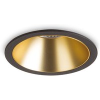 Ideal Lux - game 8,5cm led Einbaustrahler Schwarz Gold 4000K von IDEAL LUX