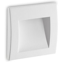 Ideal Lux - led Außenwandeinbauleuchte quadratisch Weiß IP65, 3000K von IDEAL LUX