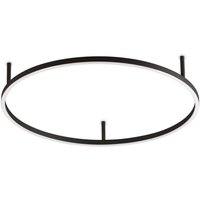 Oracle slim 70 cm nicht dimmbare, runde, integrierte LED-Deckenleuchte, halbbündig, 4000 k, Schwarz - Ideal Lux Oracle slim 70 cm nicht dimmbare, runde, integrierte LED-Deckenleuchte, halbbündig, 4000 k, Schwarz - Ideal Lux von IDEAL LUX