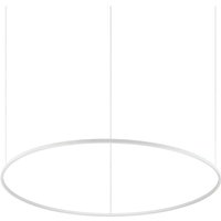 [NEUWERTIG] B-Ware Ideallux Led Hängelampe Deckenleuchte Oracle Slim Weiß 4000 K ø 150 Cm Lampe von IDEAL LUX