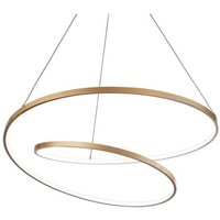 [NEUWERTIG] Ideallux Oz Led Hängeleuchte Deckenlampe Lampe Leuchte 59 W ø 80 Cm Messing B-Ware von IDEAL LUX