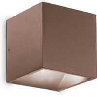 Rubik Integrierte LED-Außen-Up-Down-Wandleuchte Kaffee 730Lm 4000K IP54 - Ideal Lux Rubik Integrierte LED-Außen-Up-Down-Wandleuchte Kaffee 730Lm 4000K IP54 - Ideal Lux von IDEAL LUX