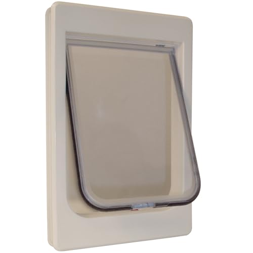 Perfect PET Tubby Kat Katzentür mit 4-Wege-Schloss, 19,1 x 26,7 cm, unzerbrechliche LEXAN-Klappe von IDEAL PET PRODUCTS SINCE 1979