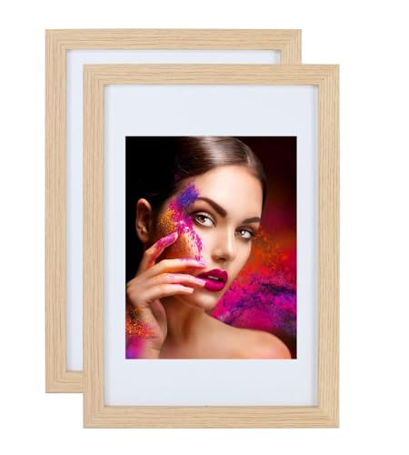 IDEAL TREND 2er 3er 5er Set Holz Bilderrahmen Lifestyle Plexi Foto Rahmen Collage Wanddeko Poster HR-25: Farbe: 2er Pack Natur | Format: 10x15 IDEAL TREND 2er 3er 5er Set Holz Bilderrahmen Lifestyle Plexi Foto Rahmen Collage Wanddeko Poster HR-25: Farbe: 2er Pack Natur | Format: 10x15 von IDEAL TREND
