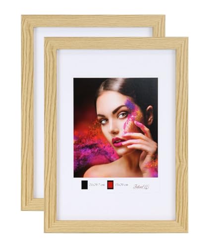IDEAL TREND 2er 3er 5er Set Holz Bilderrahmen Lifestyle Plexi Foto Rahmen Collage Wanddeko Poster HR-25: Farbe: 2er Pack Natur | Format: 50x70 IDEAL TREND 2er 3er 5er Set Holz Bilderrahmen Lifestyle Plexi Foto Rahmen Collage Wanddeko Poster HR-25: Farbe: 2er Pack Natur | Format: 50x70 von IDEAL TREND