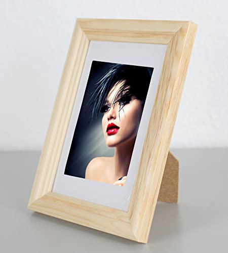 IDEAL TREND Artos Holz Bilderrahmen Acrylglas Plexi Lifestyle Foto Rahmen Collage Wanddeko Poster: Farbe: Natur | Format: 10x15 von IDEAL TREND