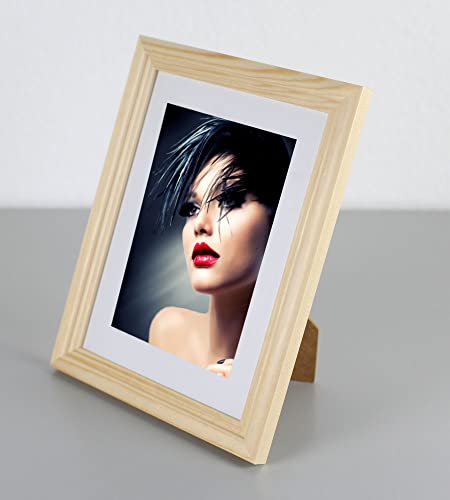 IDEAL TREND Artos Holz Bilderrahmen Acrylglas Plexi Lifestyle Foto Rahmen Collage Wanddeko Poster: Farbe: Natur | Format: 15x20 von IDEAL TREND