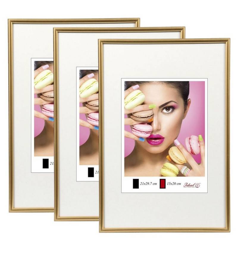 IDEAL TREND Bilderrahmen 2er 3er 5er Pack Photo Style Set Bilderrahmen Wanddeko Collage Poster von IDEAL TREND
