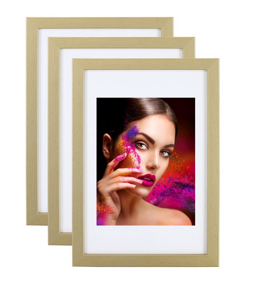 IDEAL TREND Bilderrahmen 2er 3er 5er Set Holz Bilderrahmen Lifestyle Plexi Foto Rahmen Collage IDEAL TREND Bilderrahmen 2er 3er 5er Set Holz Bilderrahmen Lifestyle Plexi Foto Rahmen Collage von IDEAL TREND