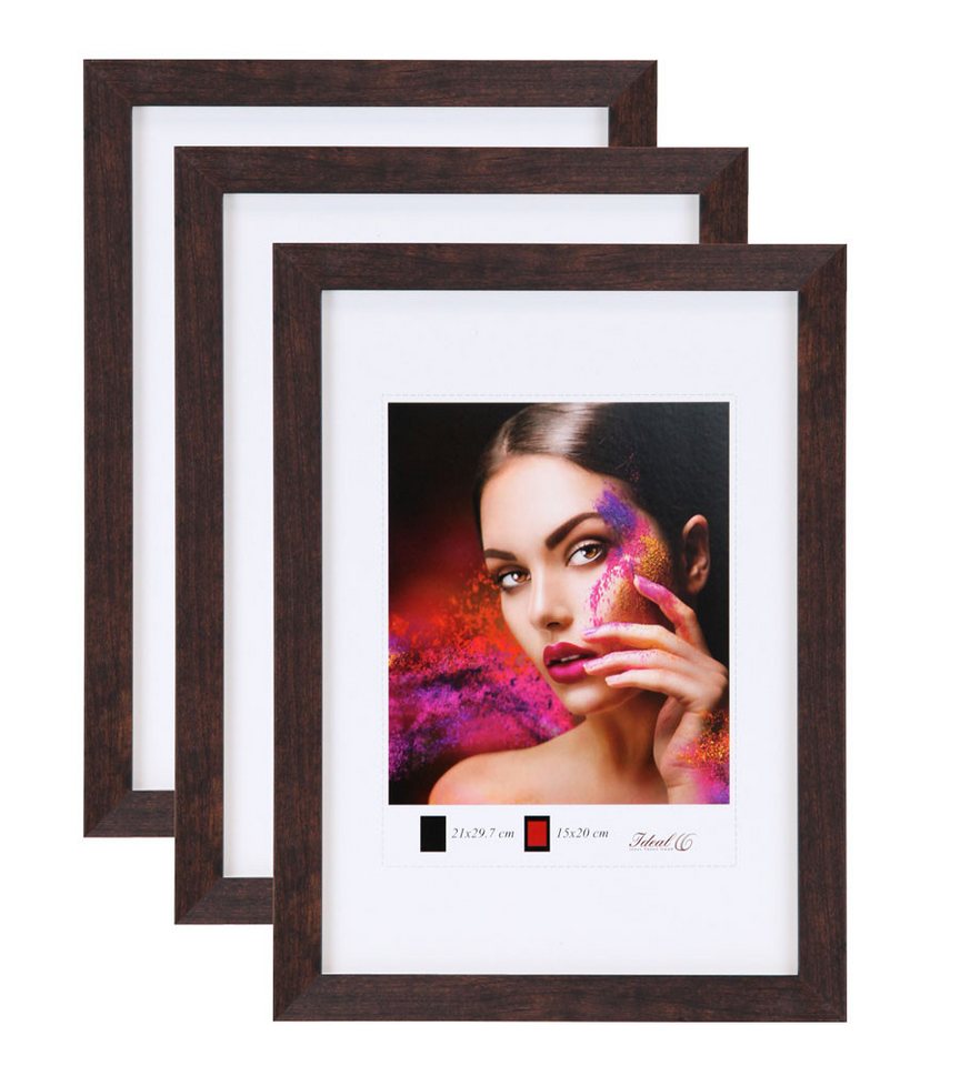 IDEAL TREND Bilderrahmen 2er 3er 5er Set Holz Bilderrahmen Lifestyle Plexi Foto Rahmen Collage IDEAL TREND Bilderrahmen 2er 3er 5er Set Holz Bilderrahmen Lifestyle Plexi Foto Rahmen Collage von IDEAL TREND
