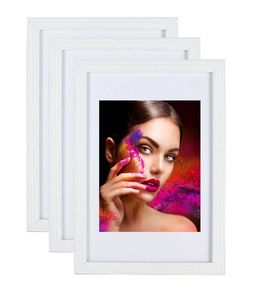 IDEAL TREND Bilderrahmen 2er 3er 5er Set Holz Bilderrahmen Lifestyle Plexi Foto Rahmen Collage IDEAL TREND Bilderrahmen 2er 3er 5er Set Holz Bilderrahmen Lifestyle Plexi Foto Rahmen Collage von IDEAL TREND