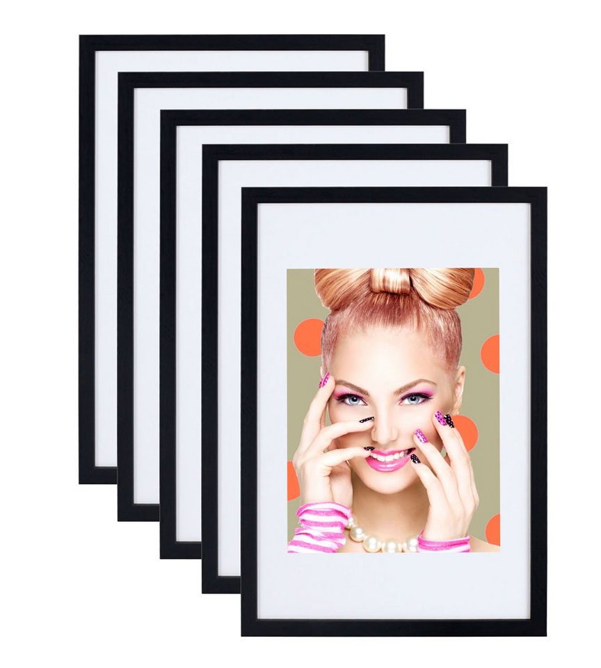 IDEAL TREND Bilderrahmen 3er 5er Set Holz Bilderrahmen Lifestyle Plexi Foto Rahmen Collage Wand IDEAL TREND Bilderrahmen 3er 5er Set Holz Bilderrahmen Lifestyle Plexi Foto Rahmen Collage Wand von IDEAL TREND