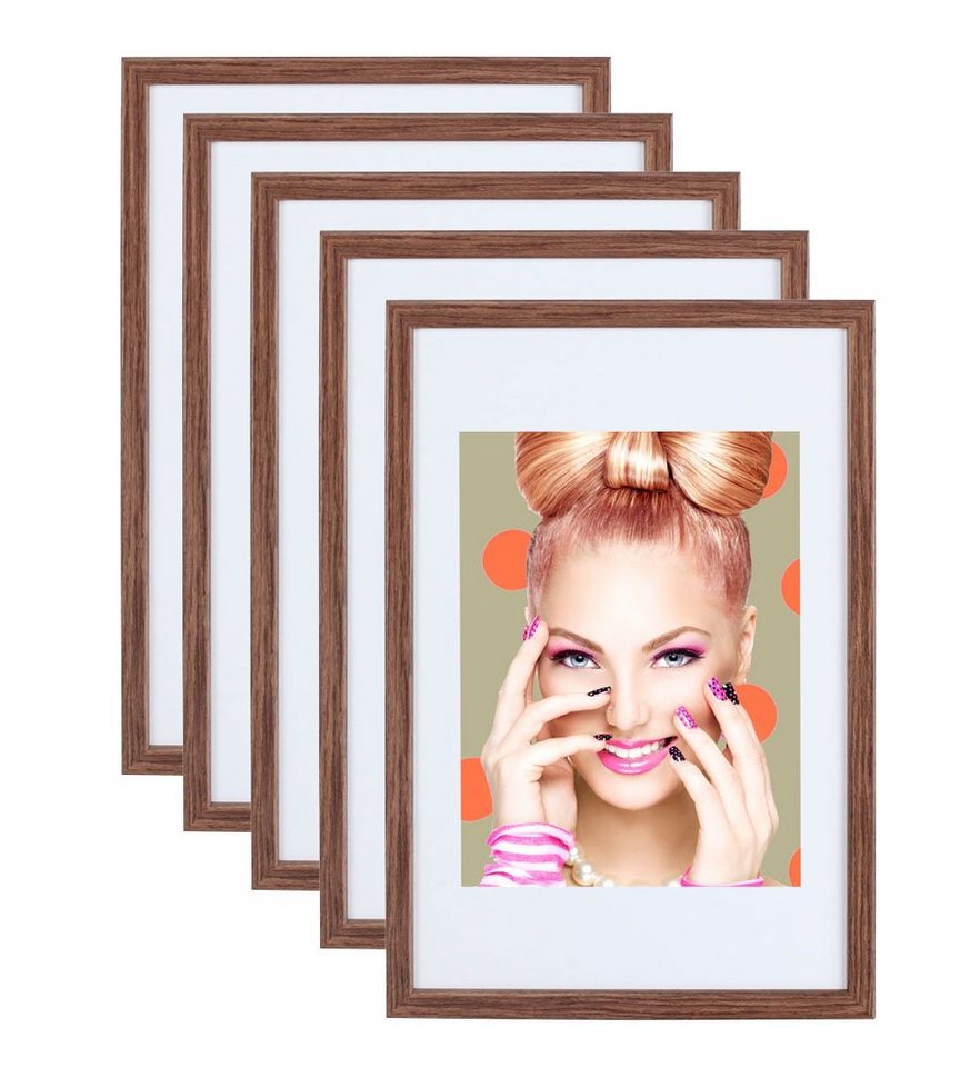 IDEAL TREND Bilderrahmen 3er 5er Set Holz Bilderrahmen Lifestyle Plexi Foto Rahmen Collage Wand IDEAL TREND Bilderrahmen 3er 5er Set Holz Bilderrahmen Lifestyle Plexi Foto Rahmen Collage Wand von IDEAL TREND