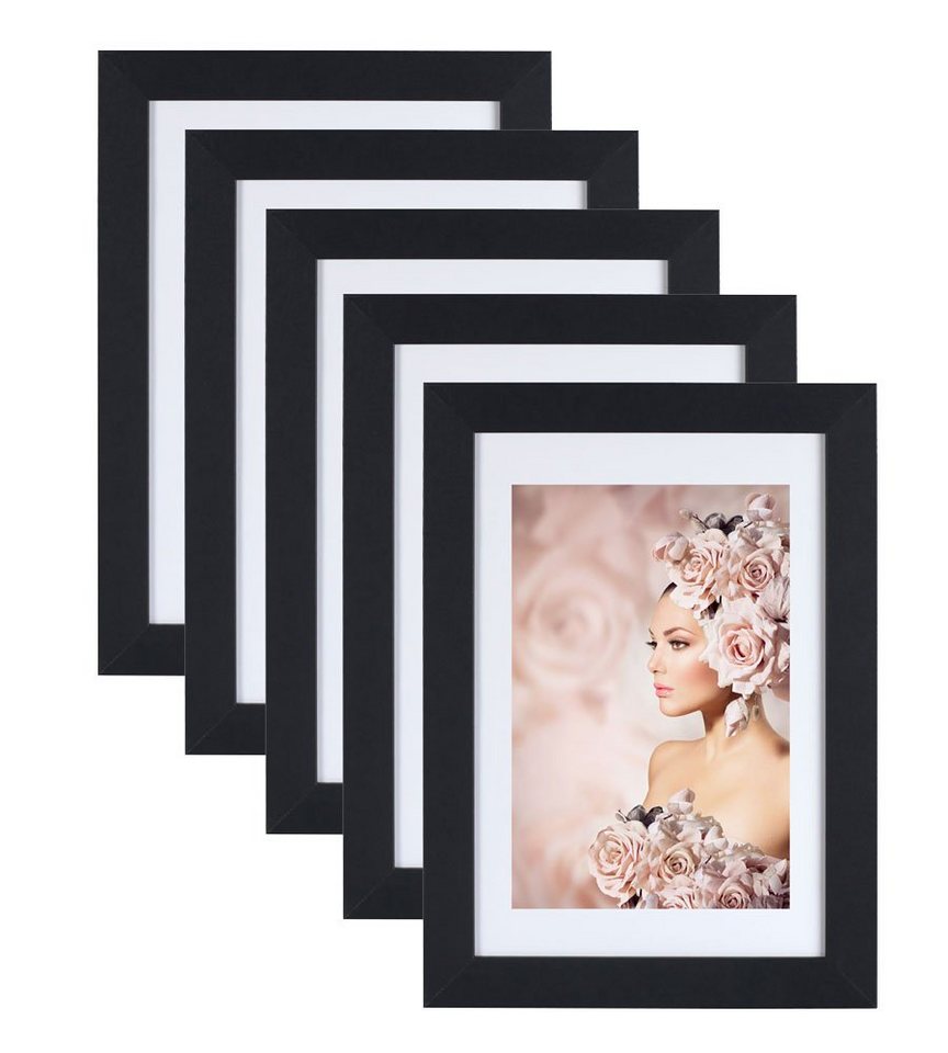 IDEAL TREND Bilderrahmen 5er Pack Holz Bilderrahmen Foto Plexi Rahmen Acryl Collage Wanddeko Po IDEAL TREND Bilderrahmen 5er Pack Holz Bilderrahmen Foto Plexi Rahmen Acryl Collage Wanddeko Po von IDEAL TREND