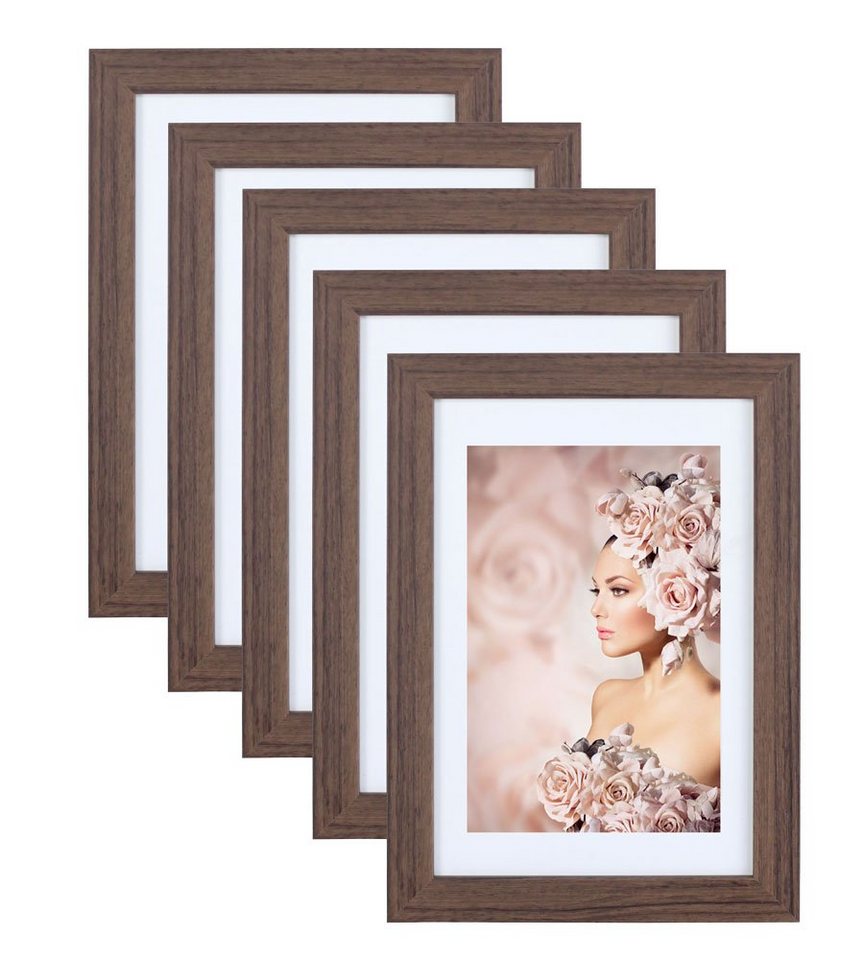 IDEAL TREND Bilderrahmen 5er Pack Holz Bilderrahmen Foto Plexi Rahmen Acryl Collage Wanddeko Po IDEAL TREND Bilderrahmen 5er Pack Holz Bilderrahmen Foto Plexi Rahmen Acryl Collage Wanddeko Po von IDEAL TREND