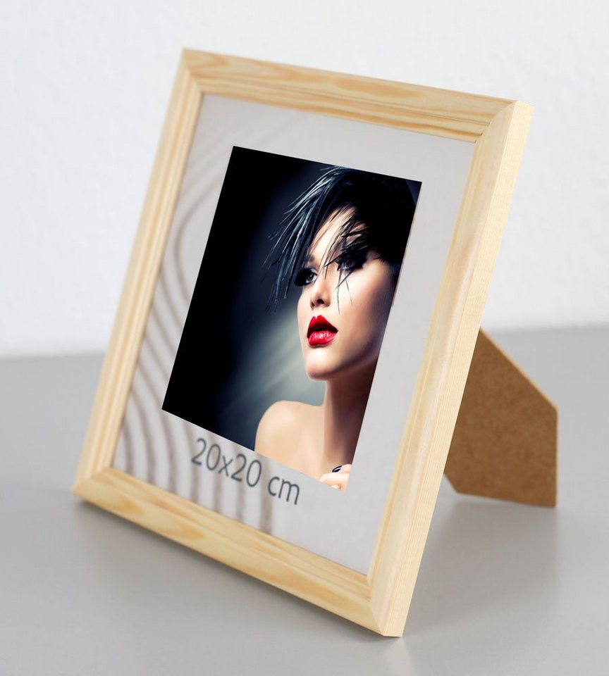 IDEAL TREND Bilderrahmen Artos Holz Bilderrahmen Acrylglas Plexi Lifestyle Foto Rahmen Collage Wanddeko Poster von IDEAL TREND